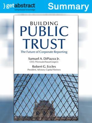 cover image of Building Public Trust (Summary)